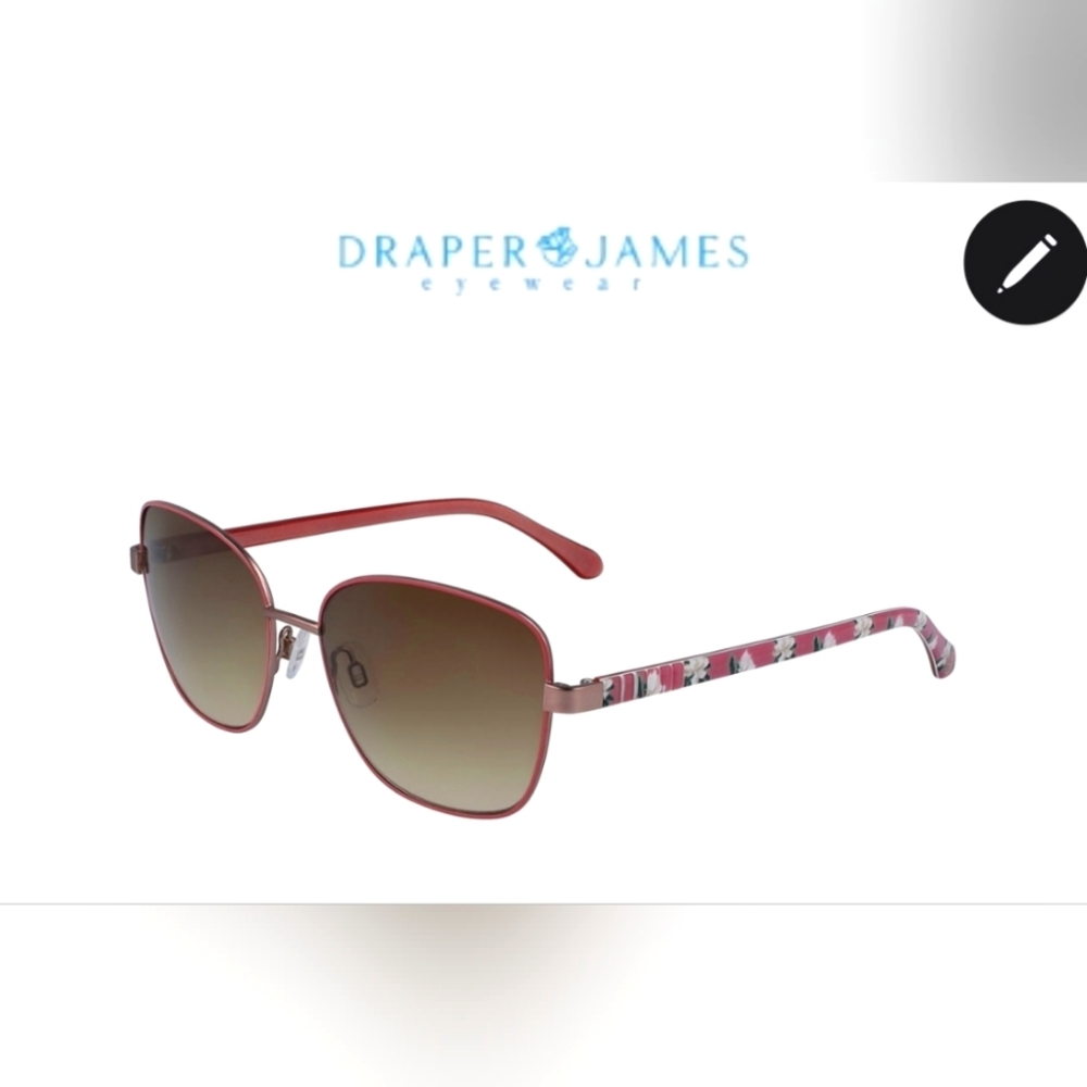 Draper James Floral Pink Sunglasses